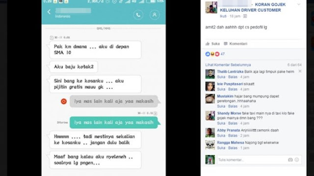 Chat ojek online