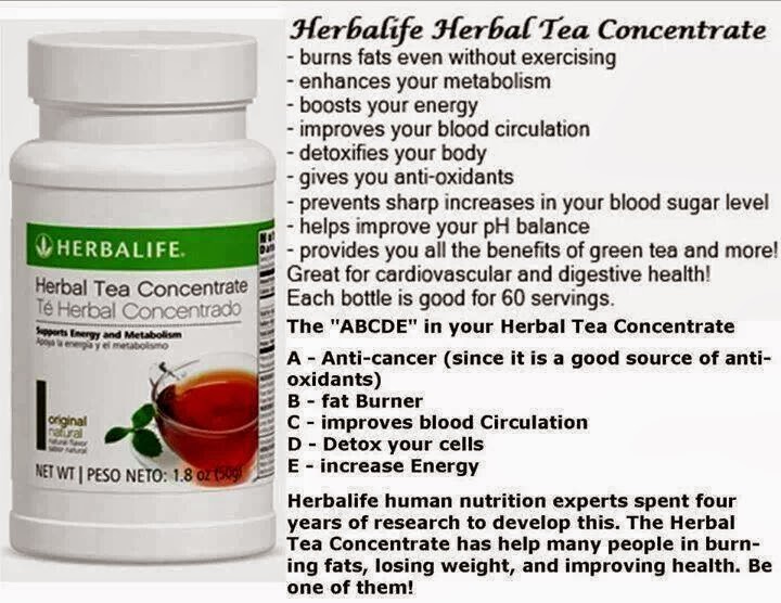 Herbal Concentrate Teh Thermojetic herbalife diet bakar lemak
