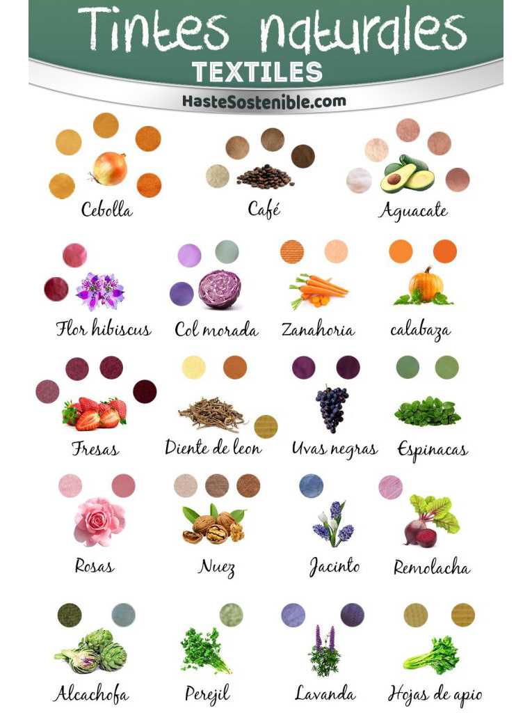Cómo teñir telas con tintes naturales ¡Tintes 100% ecológicos!