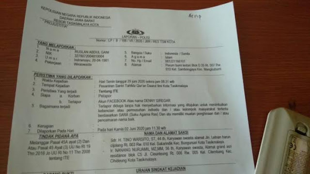 Meski Denny Siregar Minta Maaf, Proses Hukum Akan Tetap Jalan Meski Denny Siregar Minta Maaf, Proses Hukum Akan Tetap Jalan
