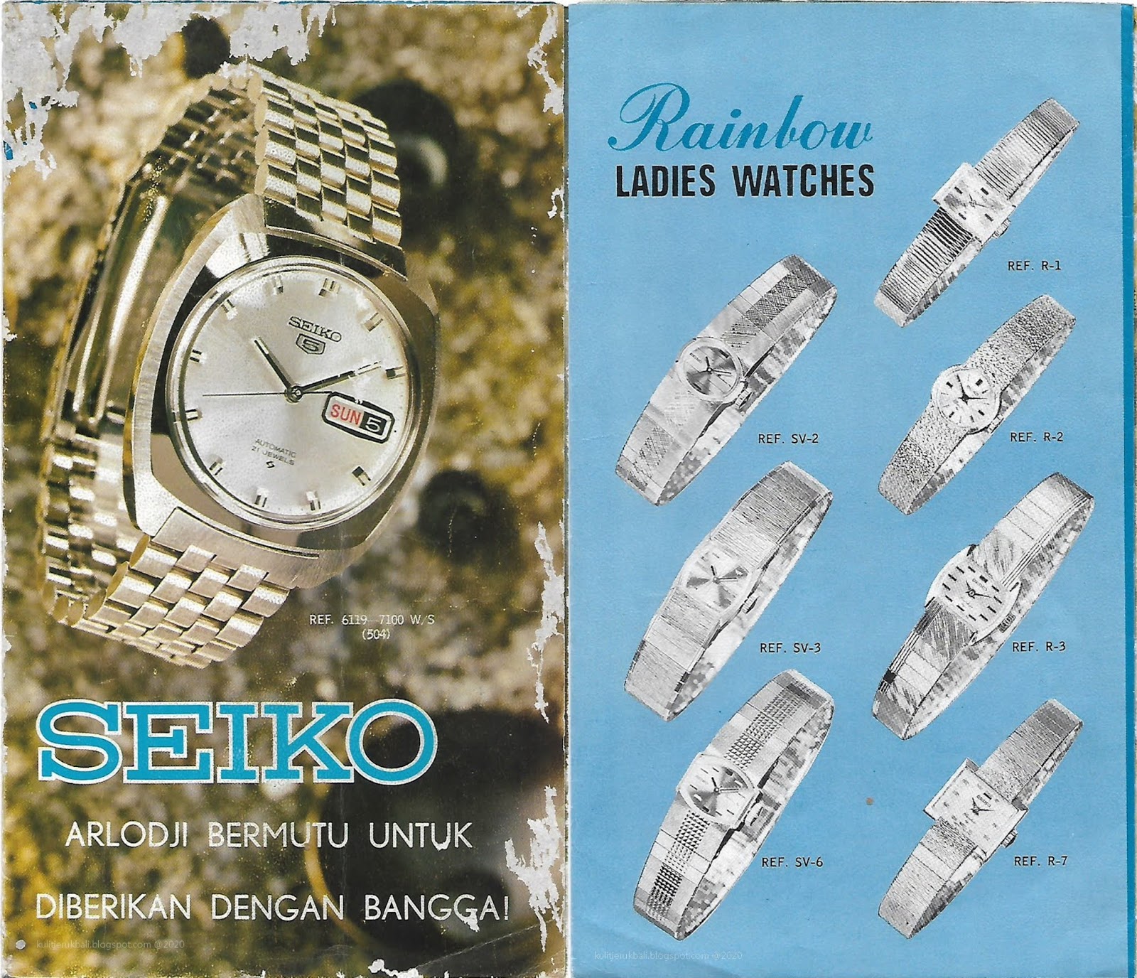 Hobiku! Hobimu?': 1968 Seiko Brochure/Catalog for Indonesian Market