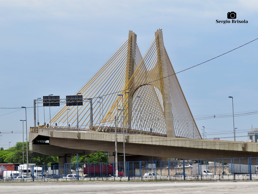 Ponte Estaiada Governador Orestes Quércia (panorâmica) Descubra Sampa