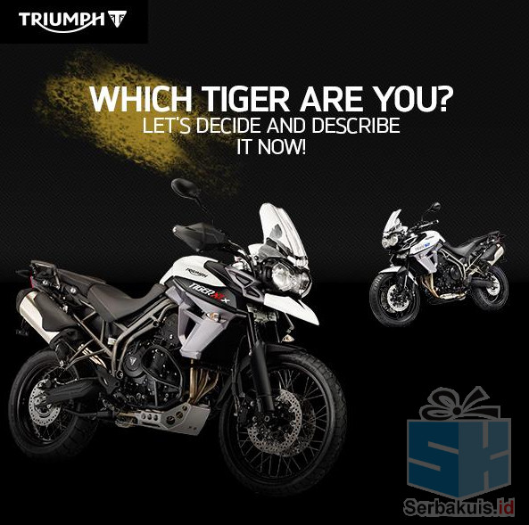 Kuis Triumph New Tiger 800 Berhadiah Sport Camera