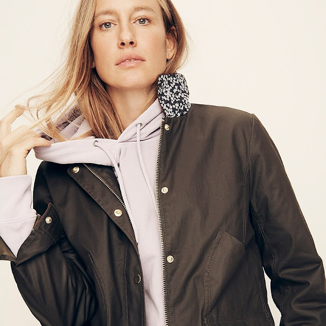 Horse Country Chic: J Crew Barn Jacket With Liberty Trim