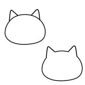 como desenhar um gato kawaii