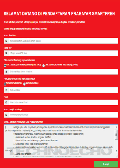 Cara Registrasi Kartu Prabayar : √ Cara Mudah Registrasi Kartu SIM