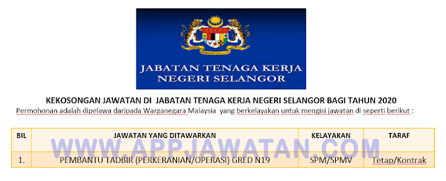 Jabatan Tenaga Kerja Negeri Selangor