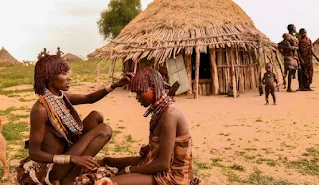 Black hair care in Hamar, Ethiopia