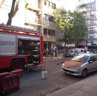 Darregueyra 2100: Un hombre sufrió quemaduras en un incendio por un escape de gas