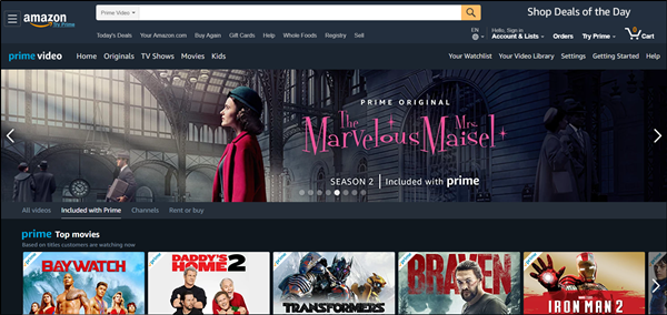 Улучшите работу Amazon Prime Video в Chrome и Firefox