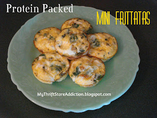 Mini herb frittatas