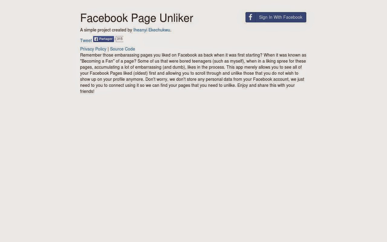 查看或取消追蹤FB按過讚的粉絲專頁，Facebook Page Unliker！