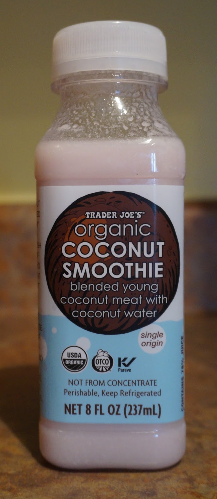 Exploring Trader Joe's Trader Joe's Organic Coconut Smoothie
