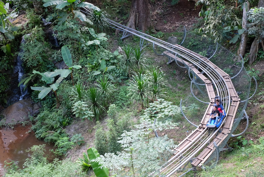 Chiang Mai med omvärld Jungle Roller Coaster och spektakulära