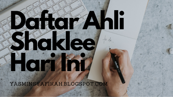 Daftar Ahli Shaklee