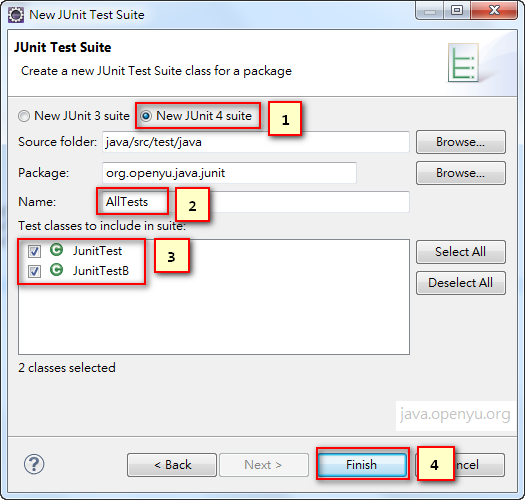 java test suite,JUnit使用Eclipse建立Test Suite-CSDN博客