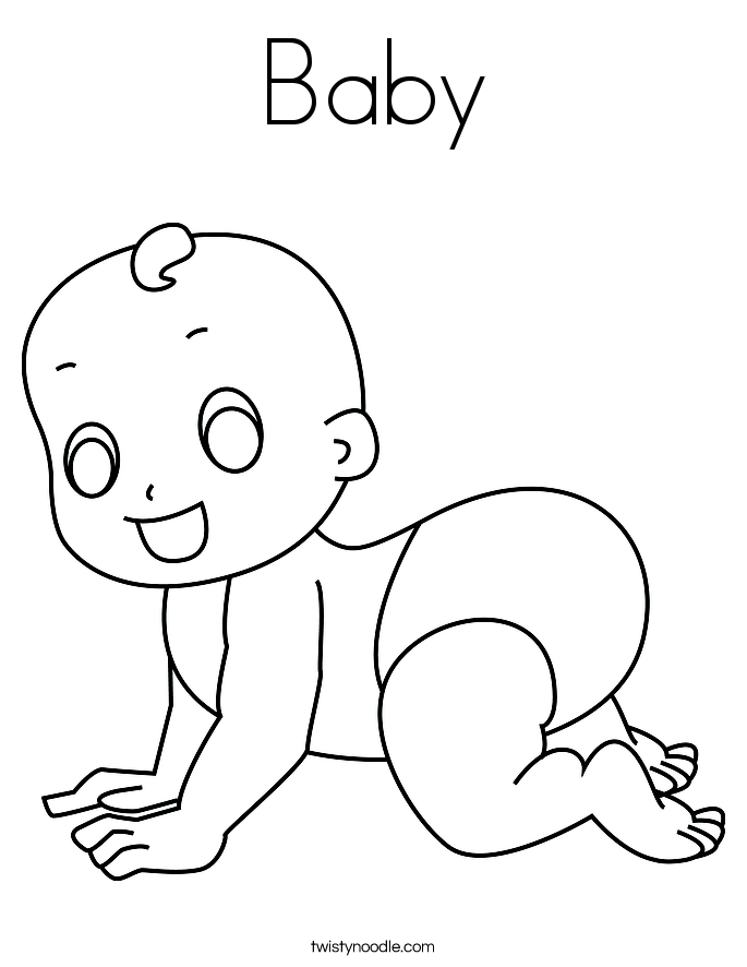 babies coloring pages - photo #27