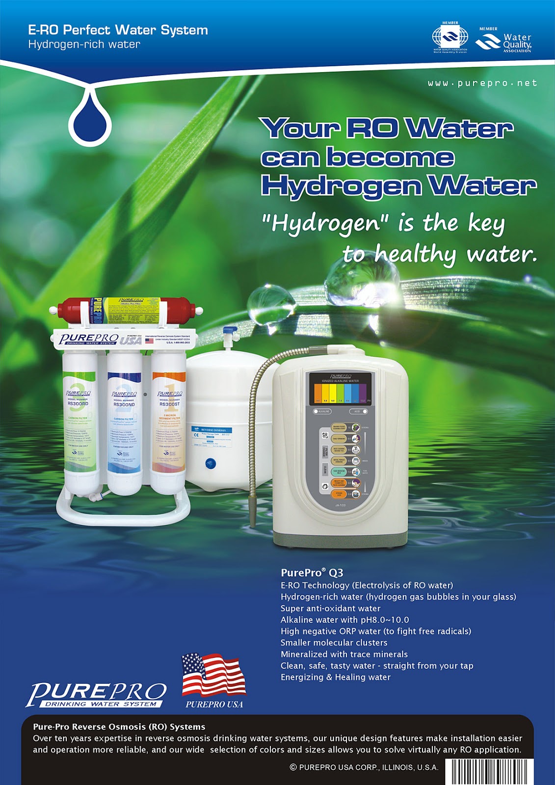 PurePro® Perfect Water System Q3 - Most Popular Combinations In The World - PurePro ERO-Q3