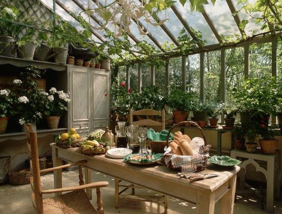 Moon to Moon: Green House: Garden Room Dining...