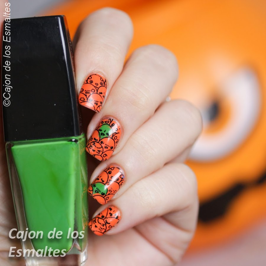 Uñas halloween - Zombies