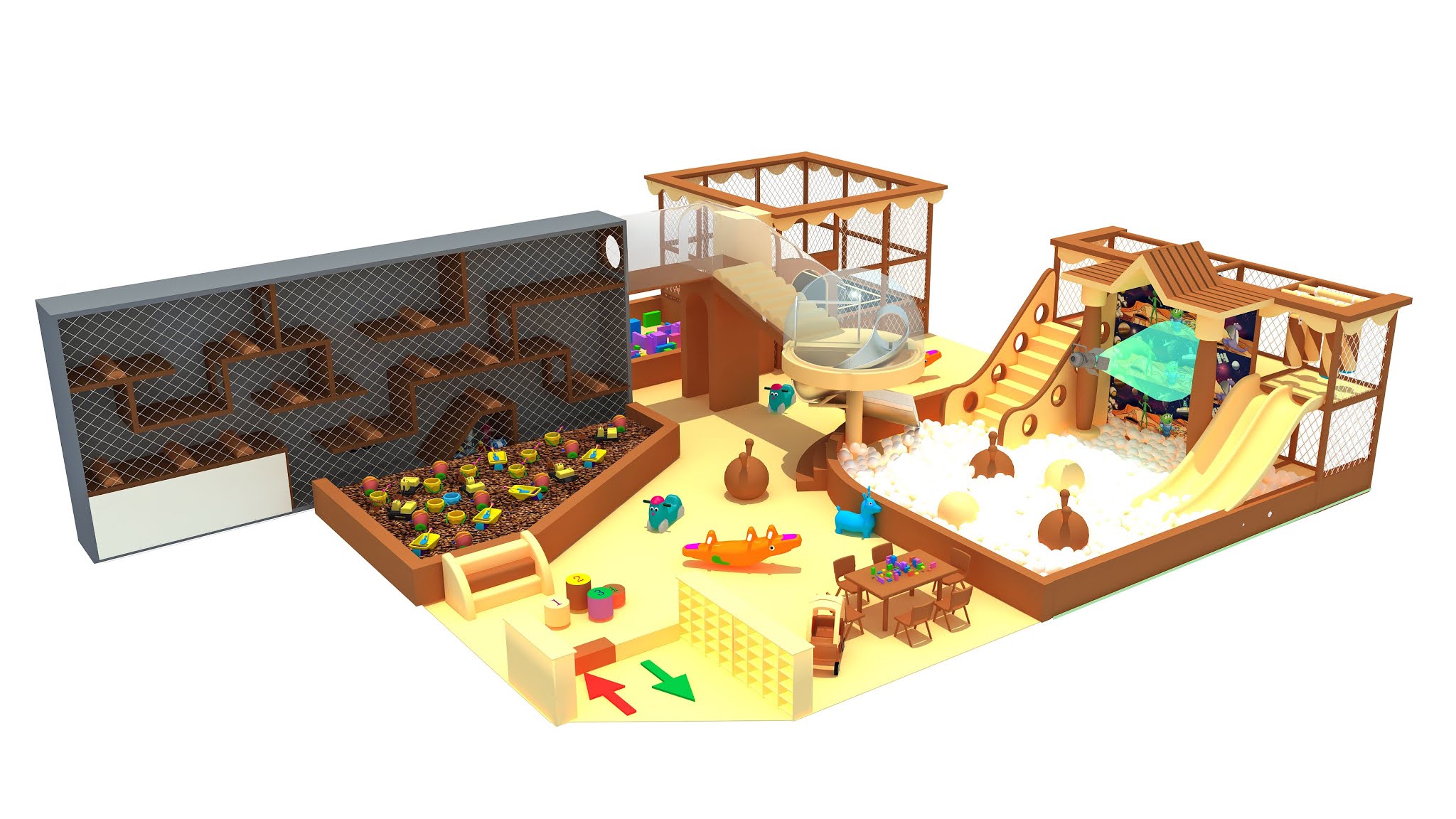 Commercial Indoor Playground Equipment Prices made in dream garden