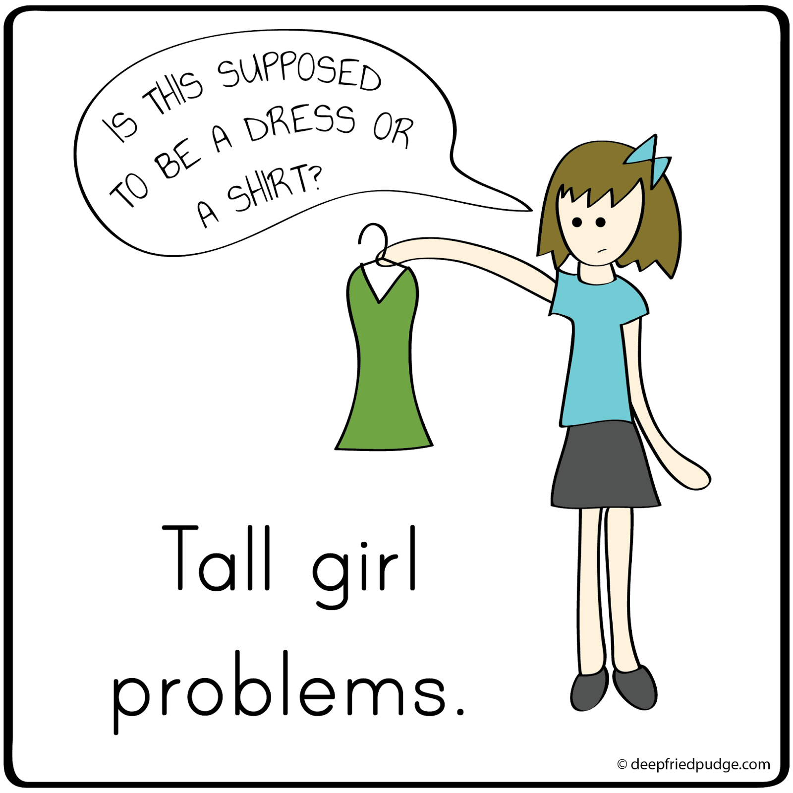 tall girl problems