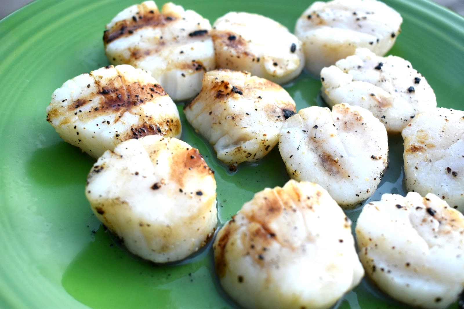 Grilled Scallops with Ginger Shallot Sauce Chef Jen