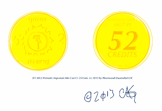 Permatic Imperium Mis-Cast Cr 25 Coin