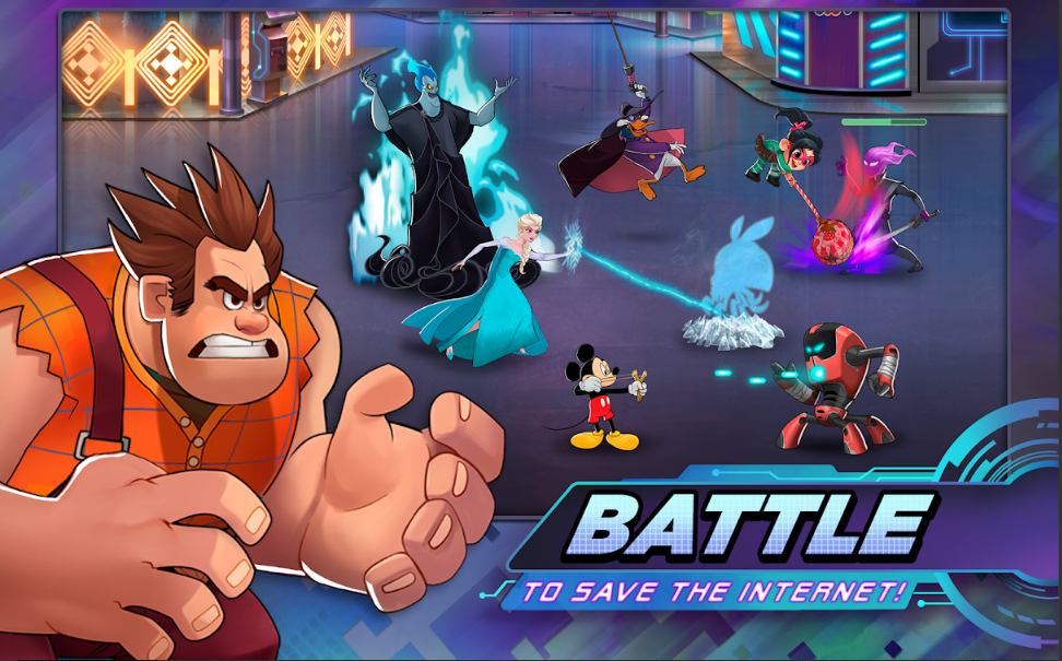 ملخص حول أبطال ديزني:Disney Heroes: Battle Mode‏