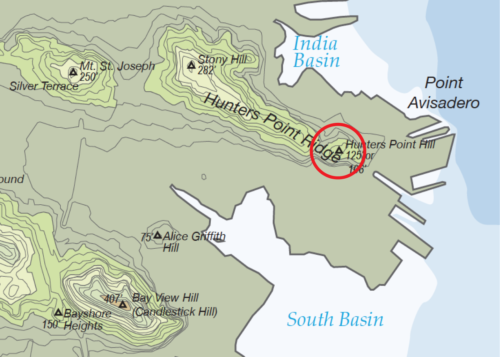 Hills Hunters Point Hill