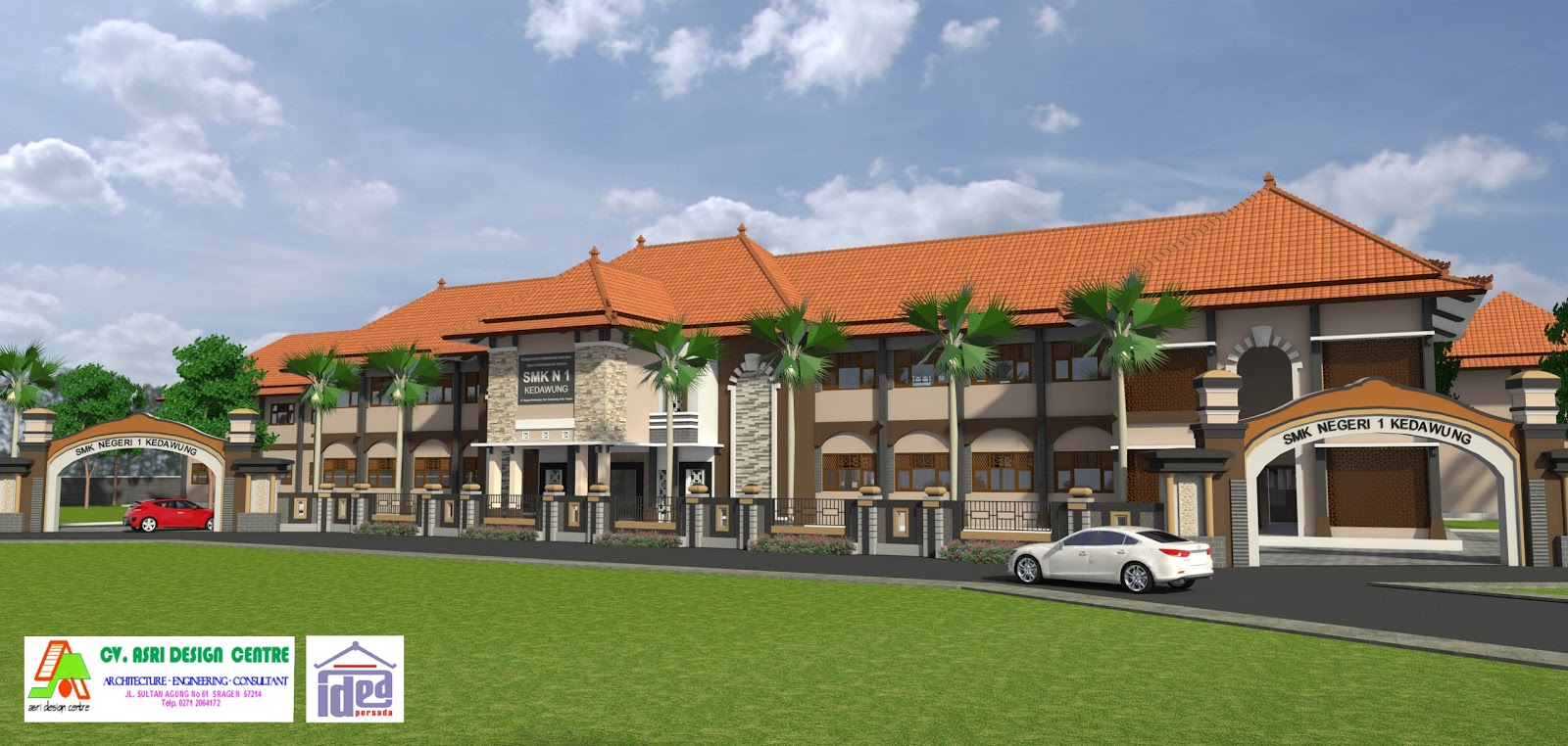 Idea Persada Arsitektur Desain Desain Renovasi Smk N 1 Kedawung Sragen