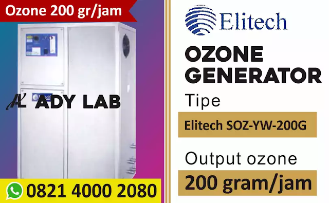 Ady Water Jual Ozone Generator 200 gram/jam High Capacity untuk Water Treatment, WWTP, Industri