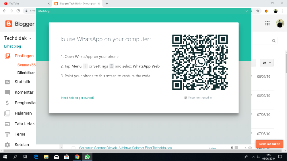 Por que no puedo vincular whatsapp web