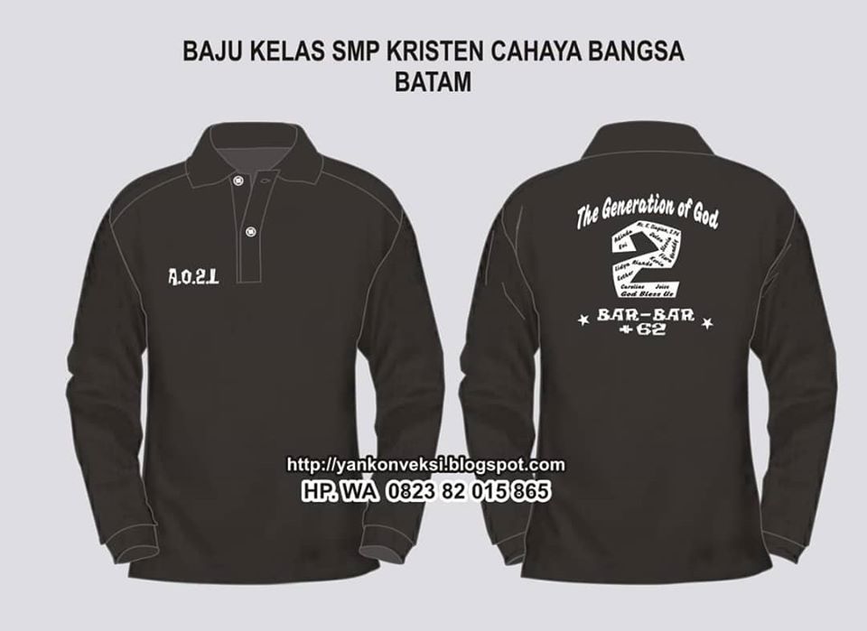 KAOS KELAS 9 SMP KRISTEN CAHAYA BANGSA BATAM KEPRI