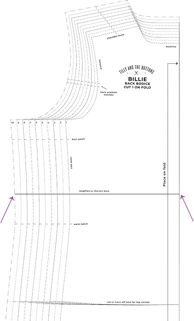 Fitting the Billie sweatshirt and dress sewing pattern - Tilly and the Buttons