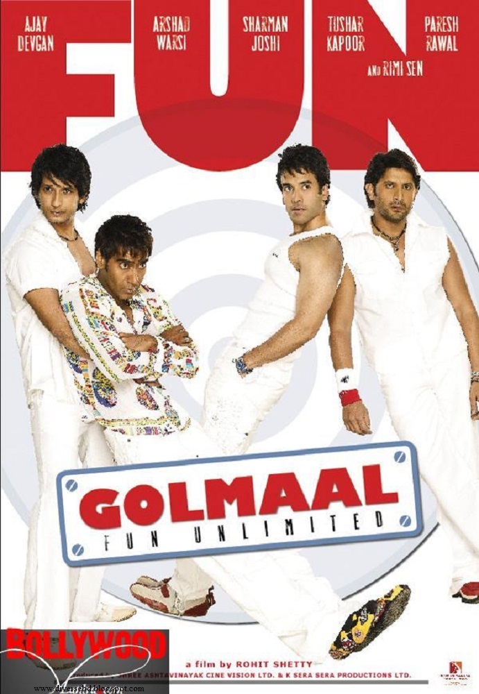 Golmaal: Fun Unlimited (2006) Hindi 1080p-720p-480p HDRip x264 AAC 5.1 ESubs Full Bollywood Movie