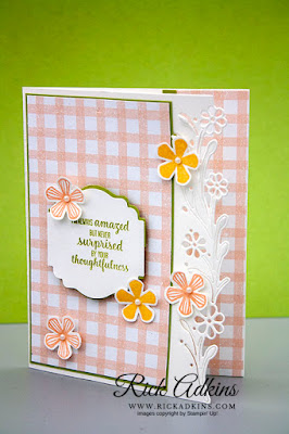 Thoughtful Blooms Spring Card by Rick Adkins Rick Adkins, Stampin' Up! Thoughtful Blooms Stamp Set