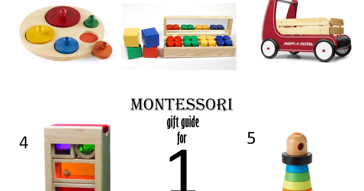 Montessori City Home Montessori gift guide for 1 year olds