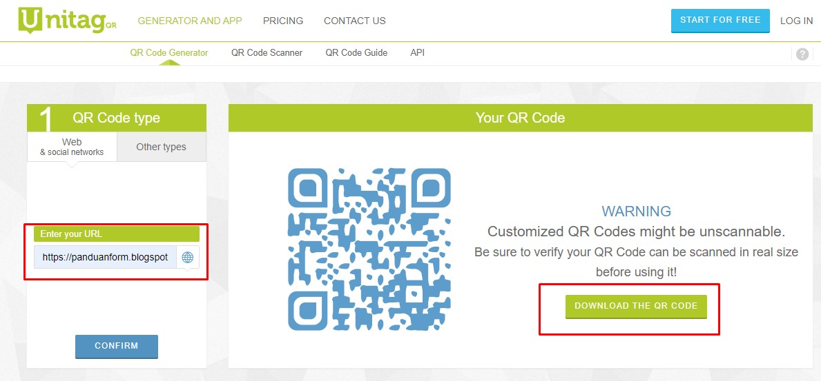 Cara membuat barcode link google form