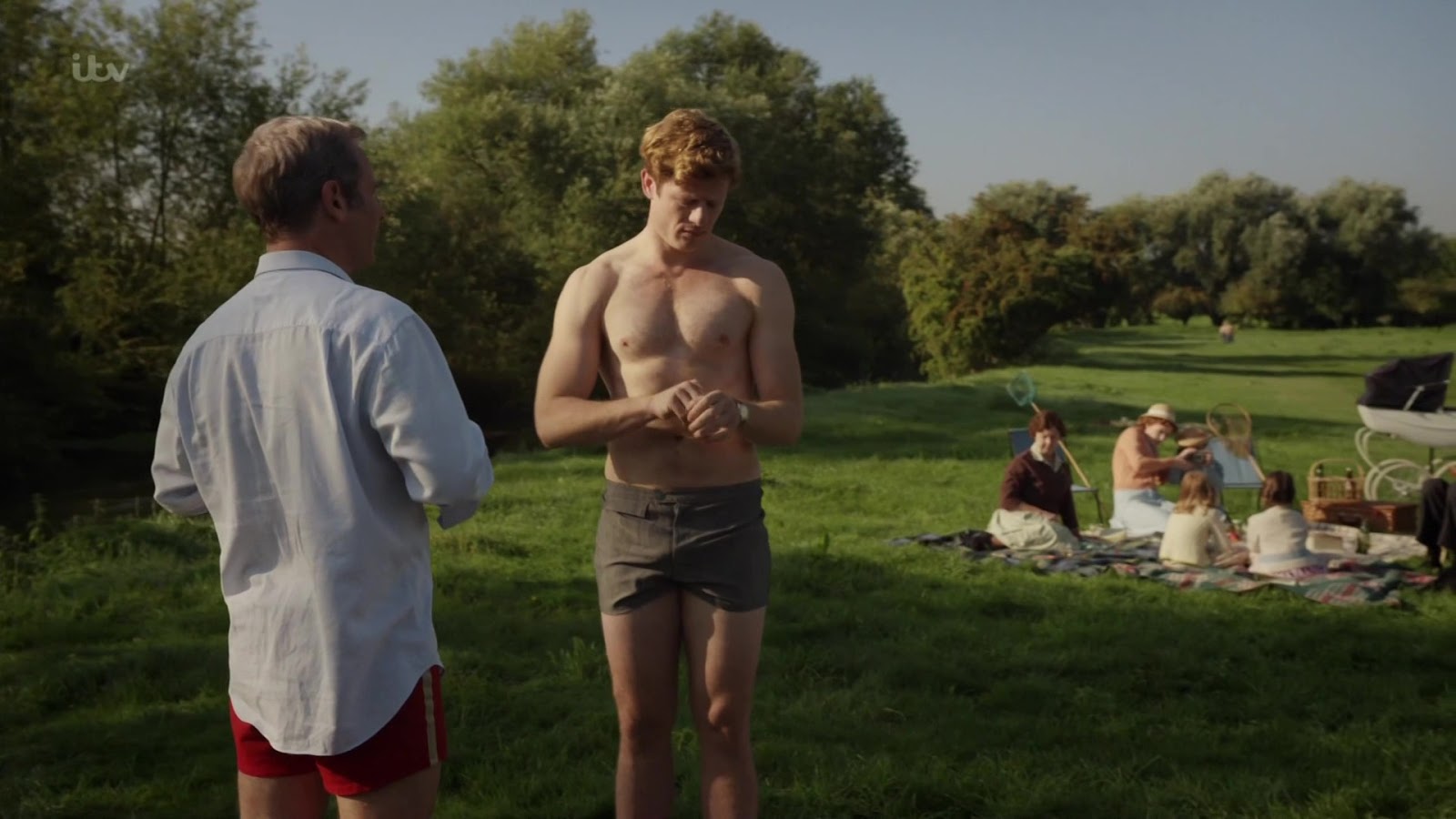 James Norton and Robson Green shirtless in Grantchester 2-01 "Episode ...