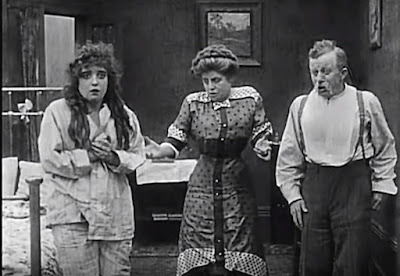 A scene from "Mabel's Strange Predicament" (1914)