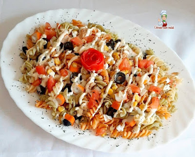 سلطة المعكرونة بالمايونيز  