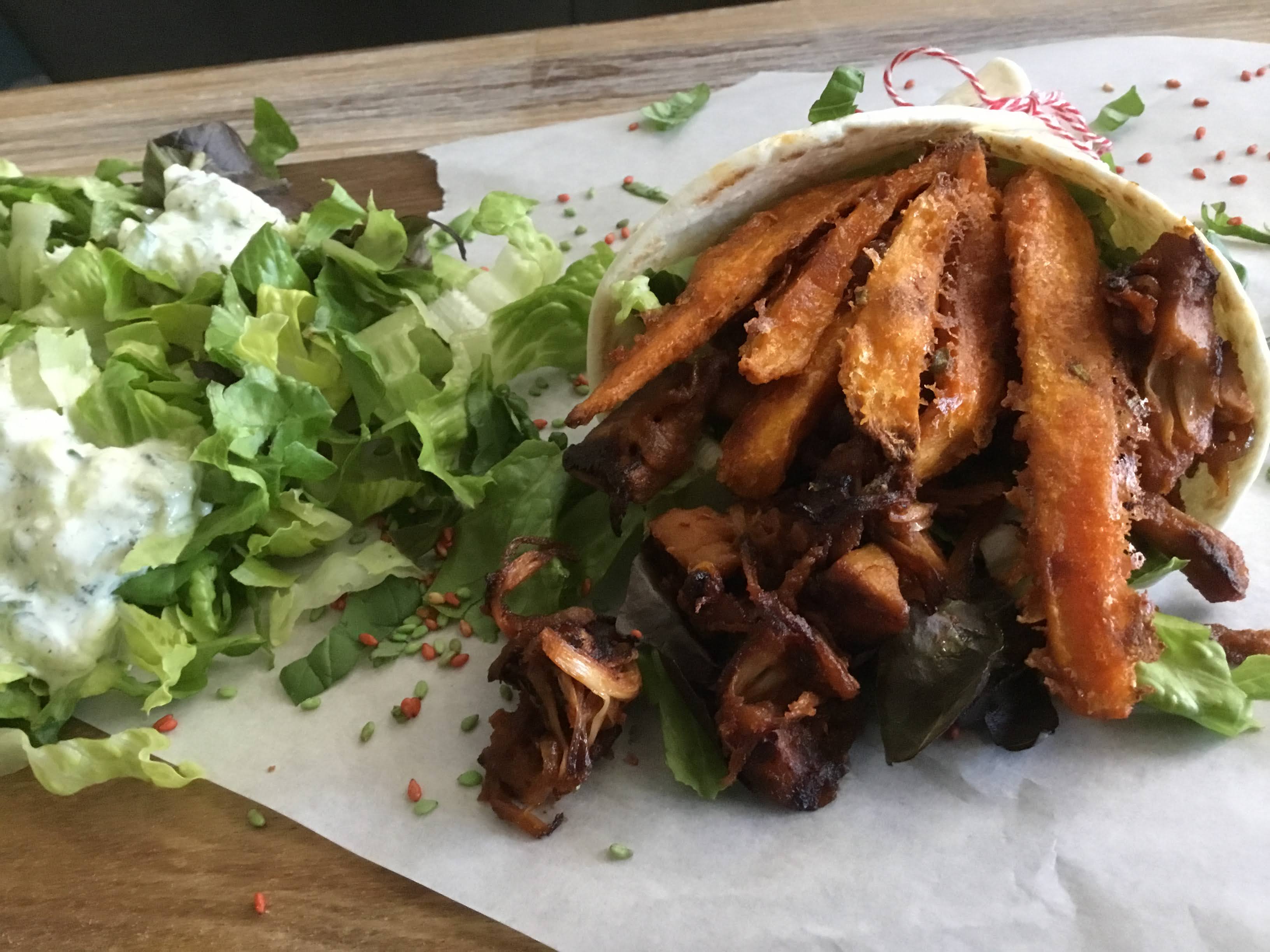 *Rezept* Jackfruit Tortilla Wrap