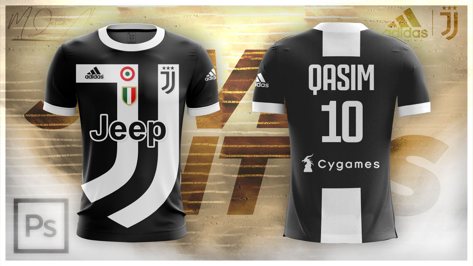 Download Best Adidas's Juventus Concept Jersey Design in Photoshop ...