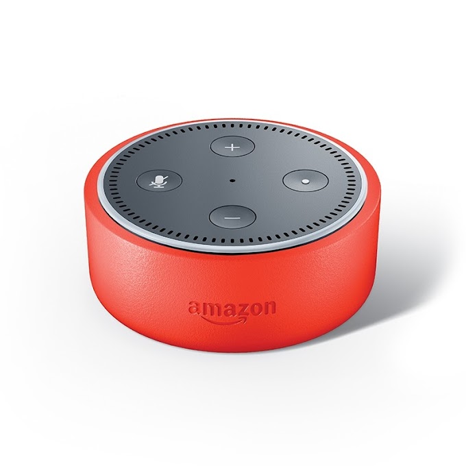 Amazon Echo Dot Smart Speaker with Alexa for kids - Punch Red Case