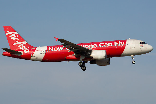 Airbus A320 Air Asia 9M-AQS Airbus A320 Air Asia 9M-AQS