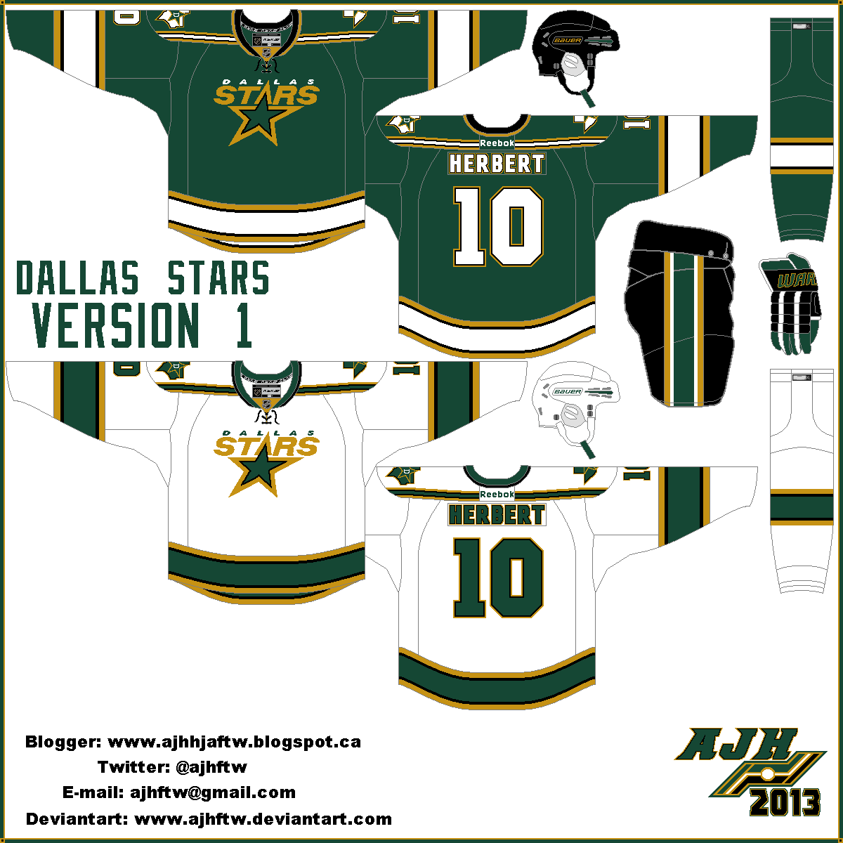 NHL Uniform Concepts on Behance  Dallas stars, Dallas stars hockey, Nhl  uniform