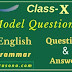 Model Question - 9 | English | Class 10  | Question & Answer | Grammar   