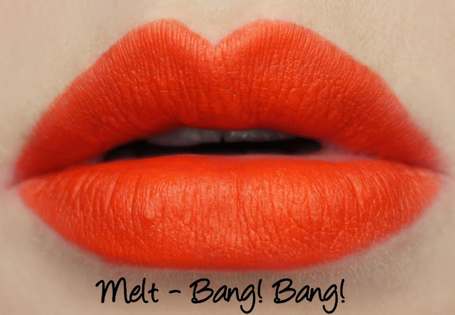Melt Cosmetics Lipsticks - Bang! Bang! Swatches & Review
