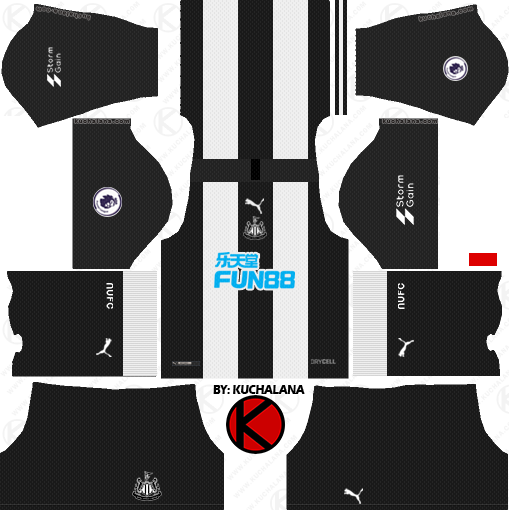 Newcastle United FC 2019/2020 Kit - Dream League Soccer Kits